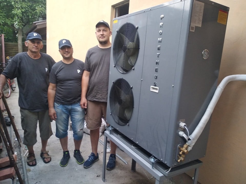 Тепловий насос Prometheus PSA 15 GE у Києві. Фото 1