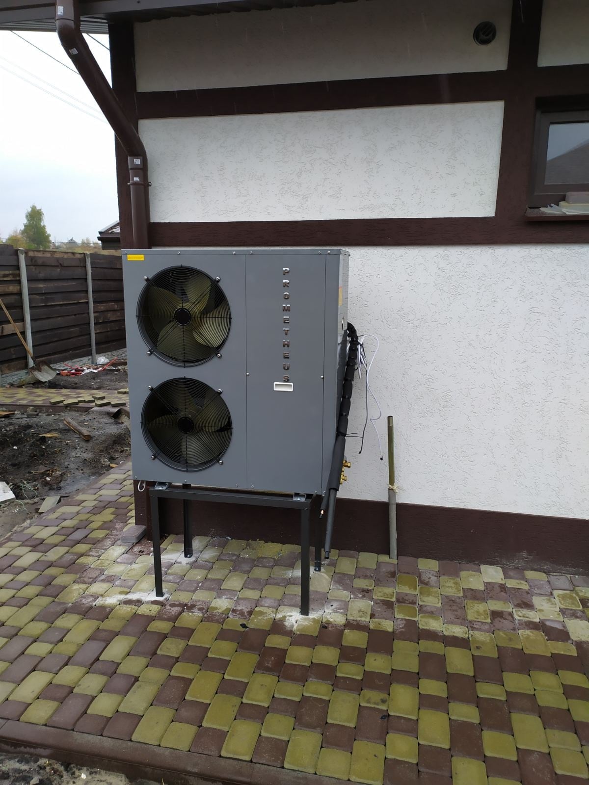 Тепловий насос PSA 15 GE 15 кВт котедж у м. Харків “Річковий квартал” Велика Данилівка. Фото 1