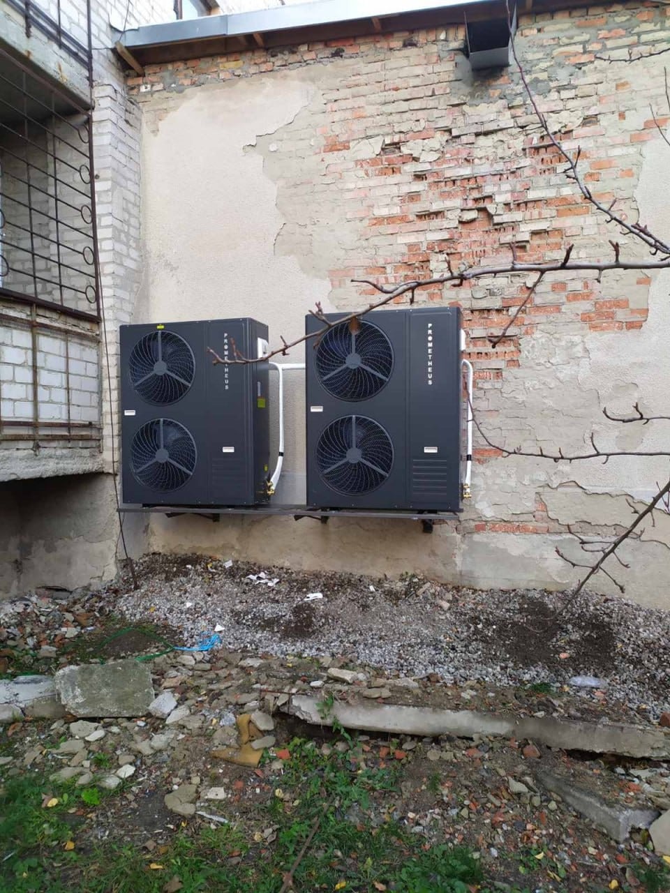 Тепловий насос Prometheus PSA – 24 DCFR 2 одиниці м. Донець Харківська область. Фото 1