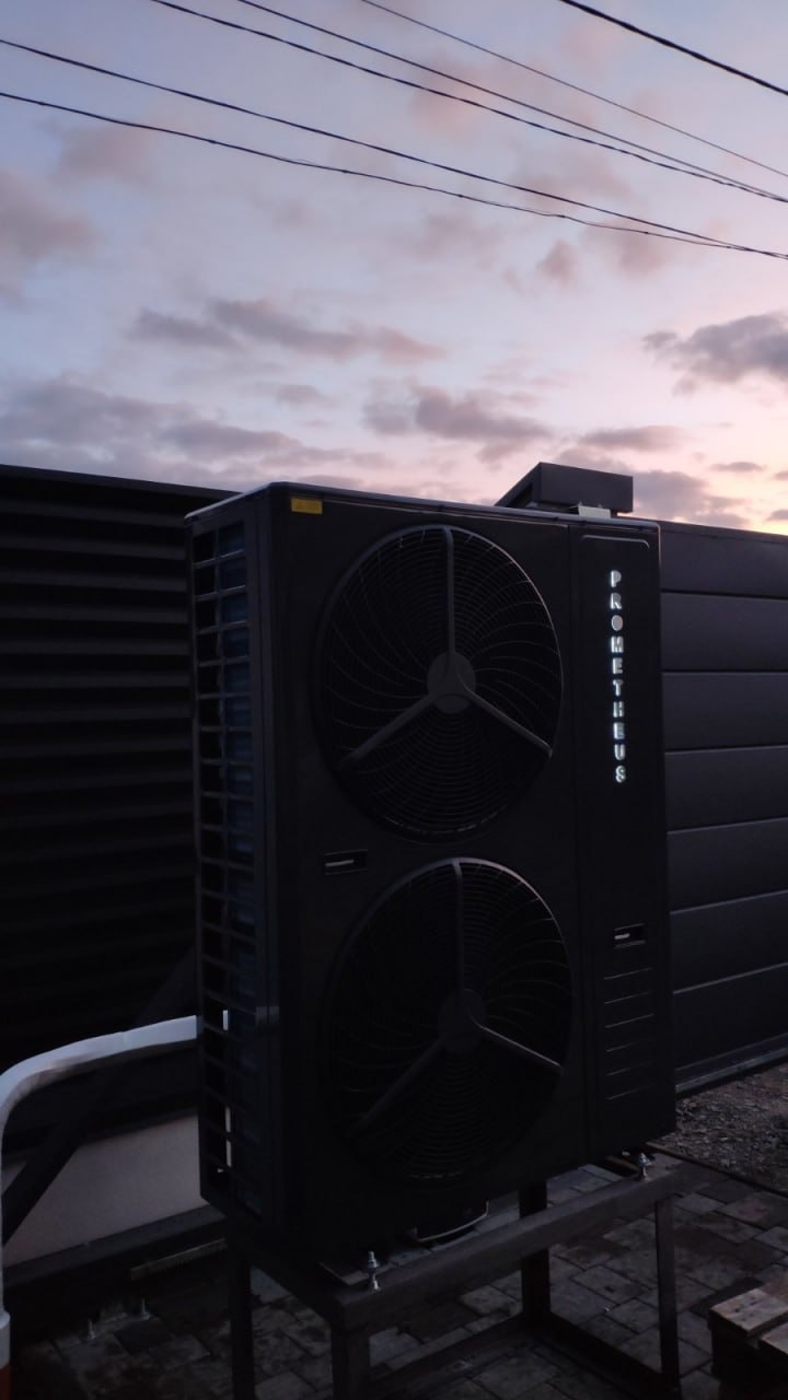 Тепловий насос Prometheus PSA – 15 DCFR – Приватний будинок Данилівка. Фото 1